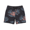 Brixton Black Octopus Palmas Trunk Shorts - X-Large