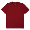 Brixton Burgundy Cantor T-Shirt - Medium