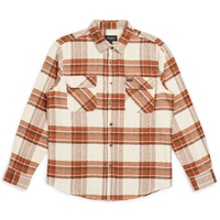 Brixton Dove Bowery Flannel L/S Shirt - Medium