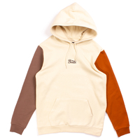 Brixton Gravel/Dark Khaki/Amber Stith Fleece Hoodie