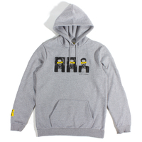 Brixton Heather Grey Strummer "Know Your Rights" Hoodie