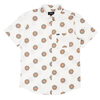 Brixton Off White/ Autumn Charter Print Shirt - X-Large