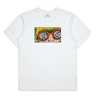 Brixton White Glare T-Shirt - Large