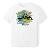 Brixton White Gondola STT T-Shirt - X-Large