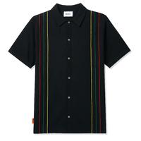 Butter Goods Black Stripe Knit Shirt - X-Large