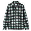 Butter Goods Black/Pink/Sage Flannel Plaid Overshirt - X-Large