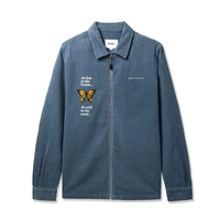 Butter Goods Ice Blue Butterfly L/S Workshirt - Medium