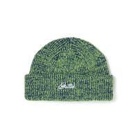 Butter Goods Lime/Navy Speckle Beanie - ONESIZE