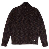 C.P. Company Black Fleck Half Zip Sweatshirt - 50