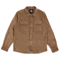 Dickies Khaki Fort Polk Cord Shirt - Medium