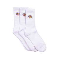 Dickies White Valley Grove Logo Socks (3 Pack) - 9-11