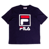 Fila Peacoat Navy Stacked Logo T-Shirt - X-Large