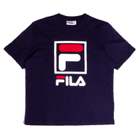 Fila Peacoat Navy Stacked Logo T-Shirt - X-Large