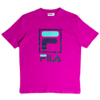 Fila Purple Orchid Stacked Logo T-Shirt - X-Large