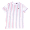 Fila White Mica Striped T-Shirt - X-Large