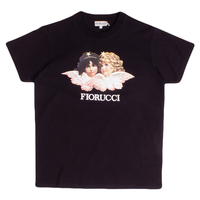 Fiorucci Black Vintage Angels T-Shirt