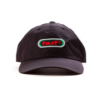 HUF Black 98 Logo CV 6 Panel Cap - ONESIZE
