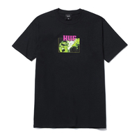 HUF Black Face Melter T-Shirt - X-Large