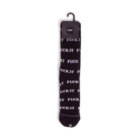 HUF Black Fuck It Socks - ONESIZE