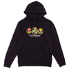 HUF Black Wild Flowers 2 P/O Hoodie - Small