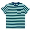 HUF Digital Teal Jett Stripe Knit T-Shirt - X-Large