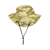 HUF Dusty Olive Fuck It Tiger Camo Boonie Hat - ONESIZE
