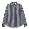 HUF Navy Blazer Fuck It Stripe Shirt - X-Large