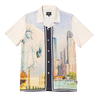 HUF White Prestige Resort Shirt - X-Large
