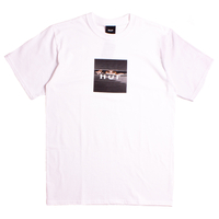 HUF White Voyeur Logo T-Shirt - Medium