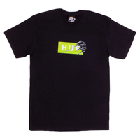 HUF x Godzilla Black Bar Logo T-Shirt - Small