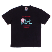 Jungles Jungles Black Call Someone T-Shirt - X-Large