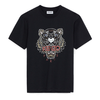 Kenzo Black / Brown & Red Classic Tiger T-Shirt