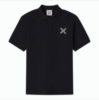 Kenzo Black X Logo Polo Shirt