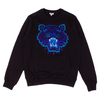 Kenzo Black/Blue Embroidered Tiger Crew Sweatshirt - X-Large