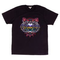 Kenzo Black/Ombre Tiger Face T-Shirt - X-Large