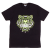 Kenzo Black/Yellow Tiger Face T-Shirt - X-Large
