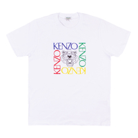 Kenzo White Tiger Square T-Shirt - Medium