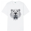 Kenzo White/Black Tiger Face T-Shirt - Medium