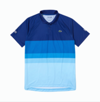 Lacoste SPORT x Novak Djokovic Navy Stretch Regular Fit Polo Shirt