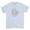 Playdude Ash Grey Bunny Club T-Shirt - Small