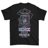 Playdude Black Stoned Henge Graphic T-Shirt - Small