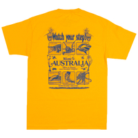 Playdude Gold Australia Graphic T-Shirt - Small