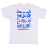 Playdude Grey Australia Graphic T-Shirt - X-Large