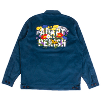 Raised By Wolves Ocean Adapt or Perish Corduroy Jacket - Large