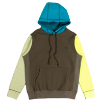 Raised By Wolves Warm Green 400GSM Cotton Hoodie - X-Large