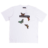 Raised By Wolves White Butterflies T-Shirt - Medium