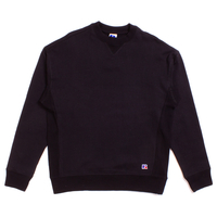 Russell Athletic Black Premium Fleece Cotton Sweatshirt - X-Large
