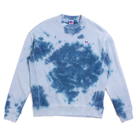 Russell Athletic Blue Tie Dye Sweatshirt - Medium