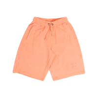 Russell Athletic Coral Pink Garment Dyed French Terry Fleece Shorts