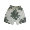 Russell Athletic Green Tie Dye French Terry Fleece Shorts - X-Large